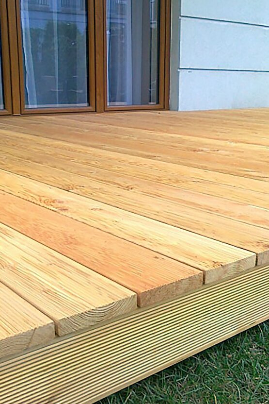 100 Cm 2.sınıf Ahşap Tırtıklı Deck