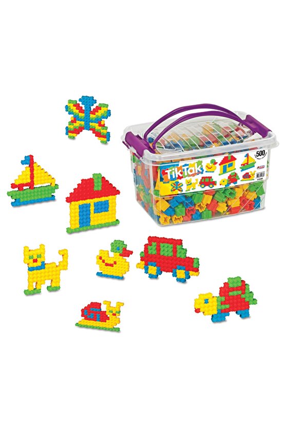 Tik Tak Lego (500 Parça) - Tik Tak Lego - Lego Oyuncaklar - Yapı Oyuncakları - Tik Tak Puzzle