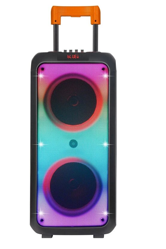 KABLOSUZ MİKROFONLU BLUETOOTH SPEAKER TAŞINABİLİR TEKERLEKLİ BÜYÜK BOY KABLOSUZ ŞARJLI HOPARLÖR