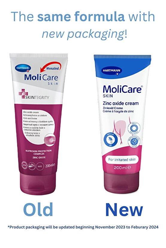 Molicare Çinko Oksitli Cilt Koruyucu Krem 200 Ml