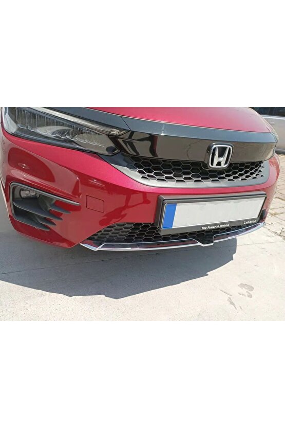 Honda City Uyumlu Ön Tampon Alt Çıtası Krom 2021