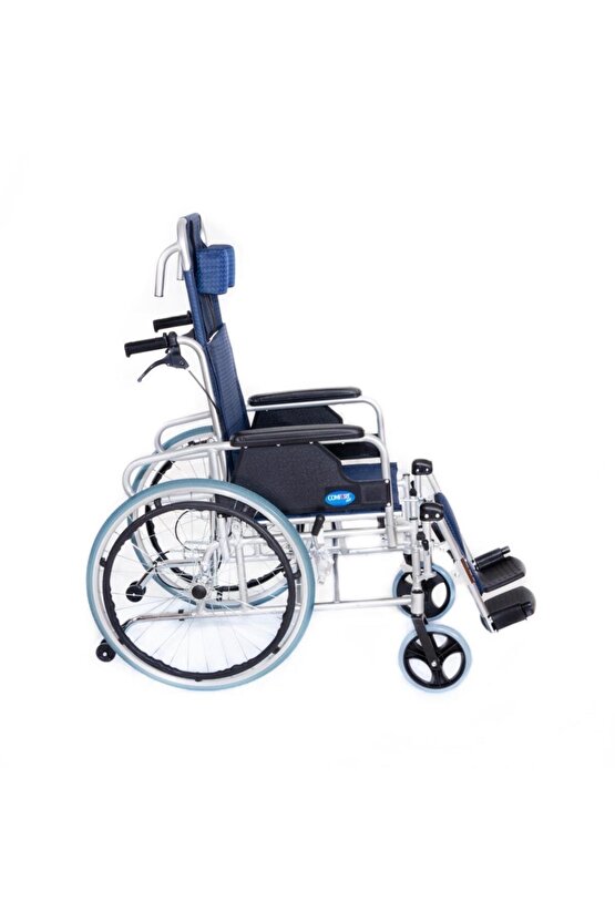 Comfort Plus KY954LGC-46 Sırtı Yatar Ayak Kalkar Alüminyum Özellikli Tekerlekli Sandalye