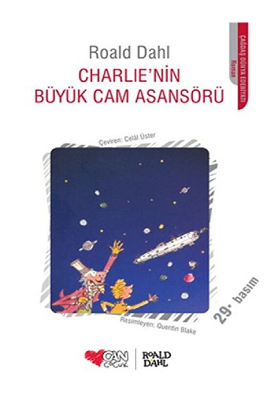 Evrensel Siyah İnci - Roald Dahl Charlienin Çikolata Fabrikası - Charlienin Büyük Cam Asansörü