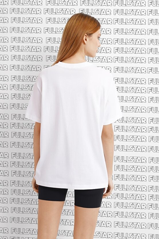Sportswear Big Air Logo Oversized Tee T-Shirt Unisex Beyaz Tişört
