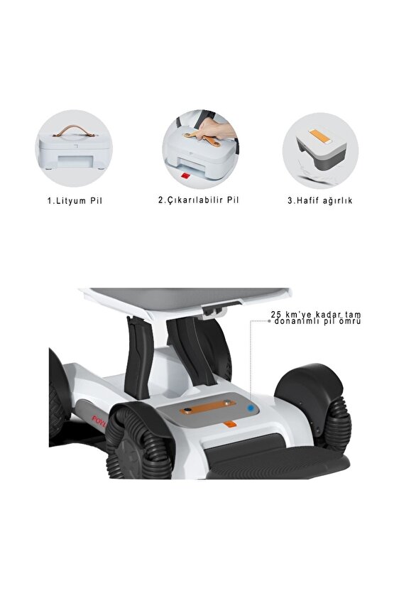 P210 Robotics Ultra Hafif Akülü Tekerlekli Sandalye