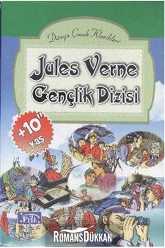 Dünya Çocuk Klasikleri Jules Verne Gençlik Dizisi 10 Kitap Takım - Jules Verne