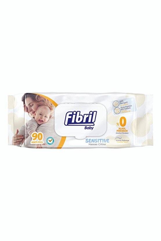 Baby Sensitive Islak Mendil Hassas Ciltler Için Provitamin B5 Katkılı 90 Yaprak 24lü Paket