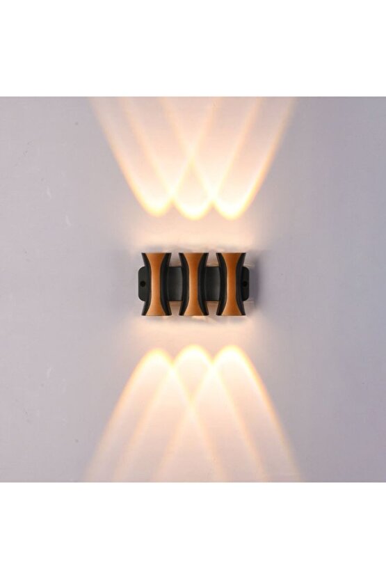 6 Watt Gün Işığı Ledli Modern Tasarım Led Armatür, İç ve Dış Mekan Dekoratif Işık Desenli Led Aplik