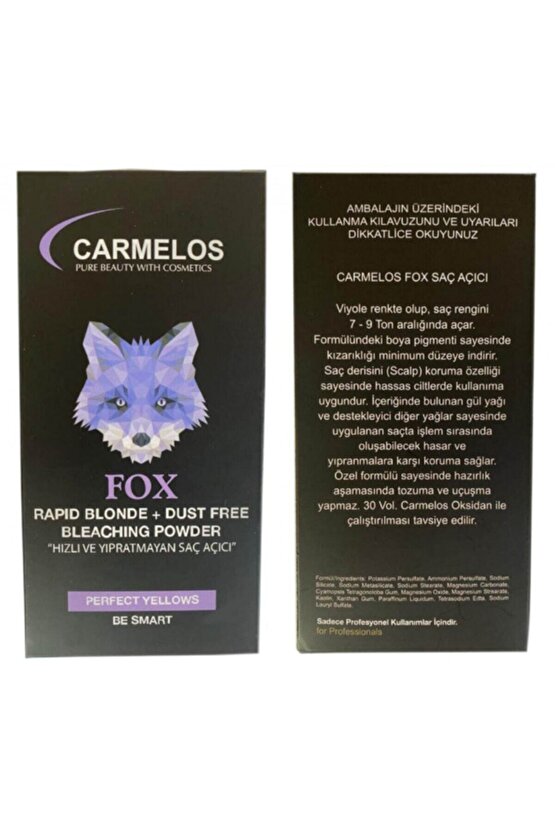 Fox Viyole Mor Renk Toz Saç Açıcı 100 gr