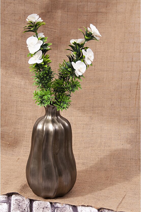 Dekoratif Bronz Armut Vazo