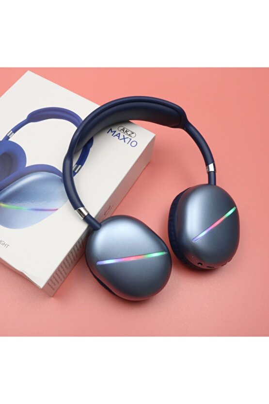 Yeni Model Bluetooth Kulaklık Led Işıklı Hd Ses Air Max Uyumlu Kulaklık