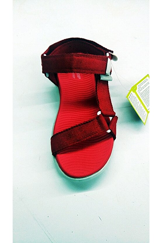 Kırmızı Renk Sandalet Yazlık