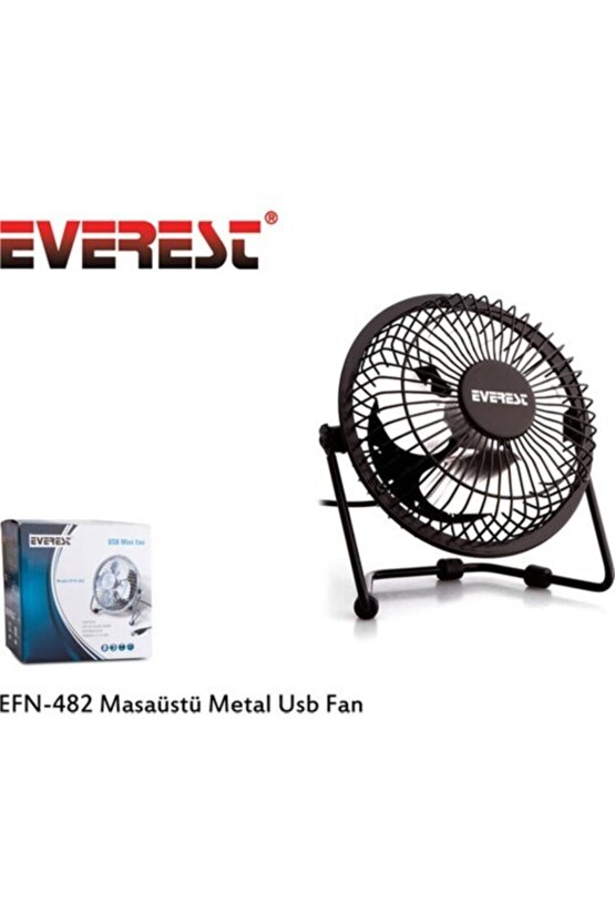 Efn-482 Masa Üstü Metal Usb Fan