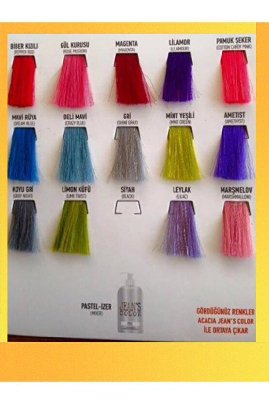 Amonyaksız Renkli Saç Boyası Lilamor 250ml. Kokusuz Su Bazlı Lilamour Hair Dye