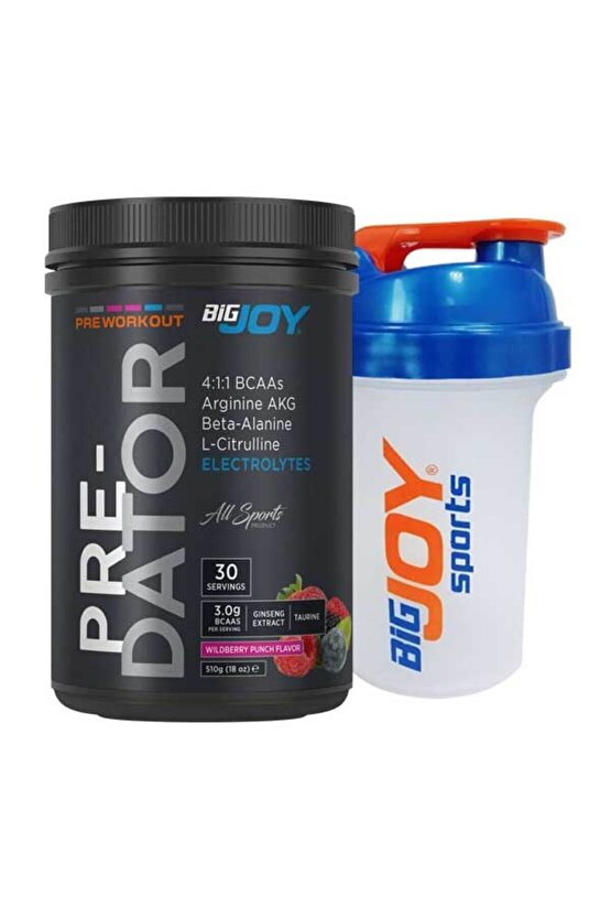 Bigjoy Pre-workout Predator 510 gr - Orman Meyveleri-preworkout