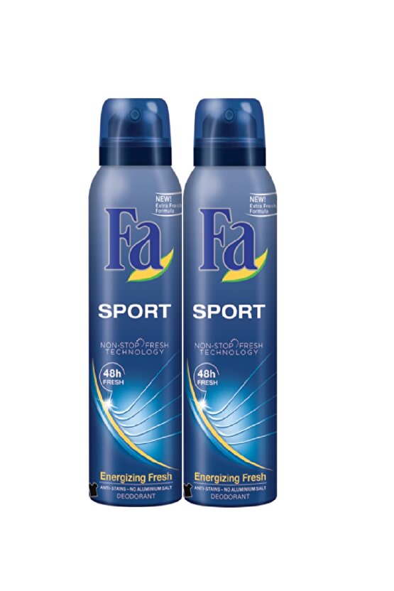 Deodorant Sprey 2Li Sport 150 ml   + 150 ml