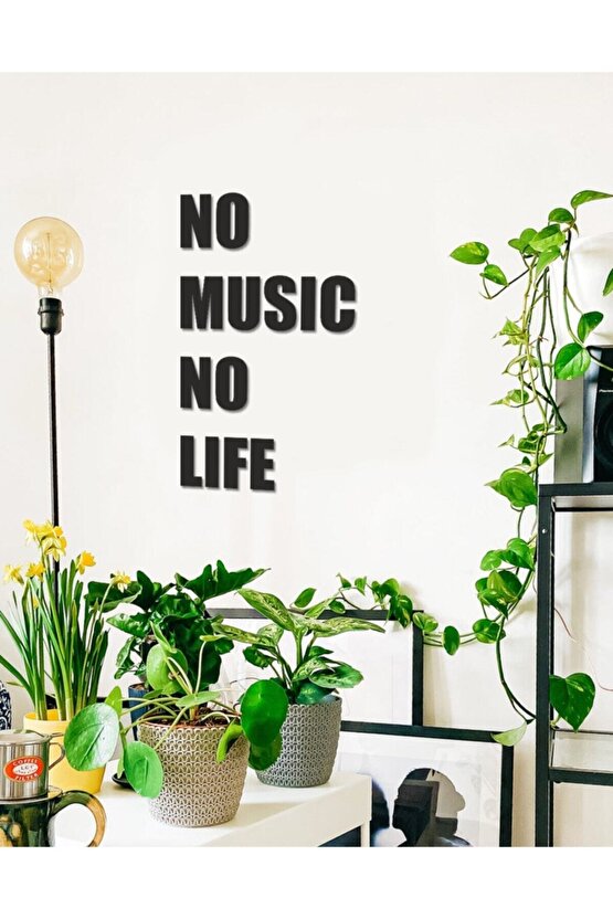 No Music No Life Duvar Yazısı