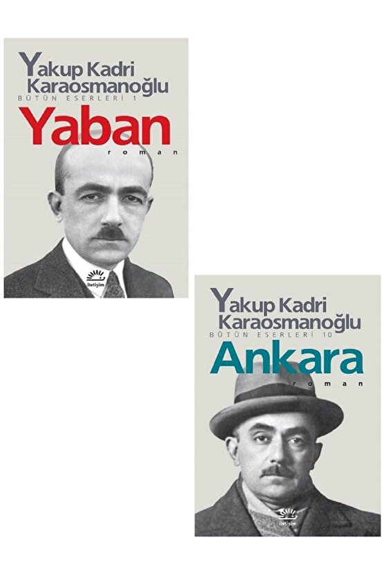 Yakup Kadri Karaosmanoğlu Yaban - Yakup Kadri Karaosmanoğlu Ankara Toplam 2 Kitap