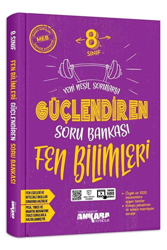 8. Sınıf Güçlendiren Fen Bilimleri Soru Bankası Ankara Yayınları