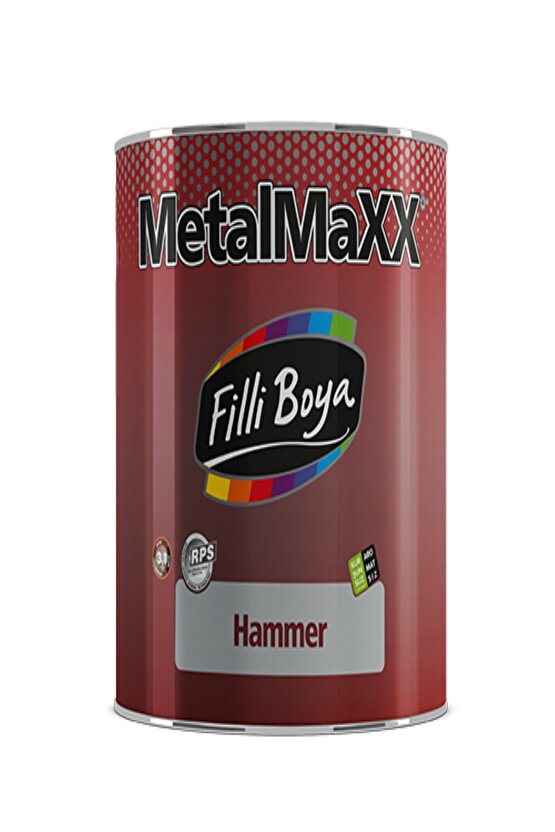 Hammer Direkt Pas Üstü Çekiçlenmiş Meta Boya Gümüş 0,75 l
