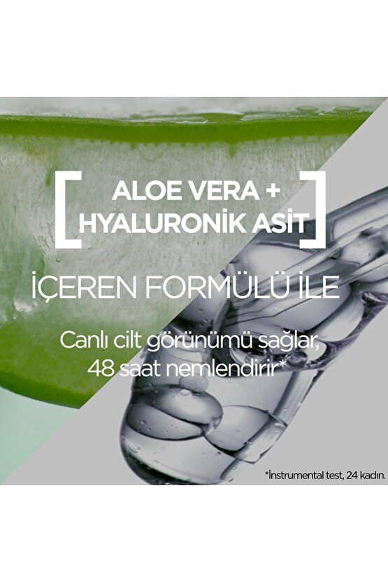 Hyaluronik Aloe Jel - Günlük Nemlendirici Jel 50 ml & Hyaluronik Aloe Temizleme Jeli 200 ml