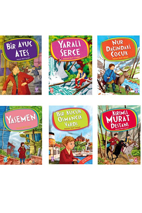 Hasan Nail Canat - 6 Kitap Set - Bir Küçük Osmancık Vardı Serisi