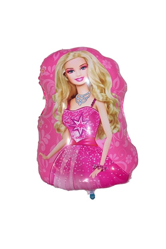 Barbie 7 Yaş Balon Seti Barbie Konsept Parti Barbie Pembe Doğum Günü Balon Seti