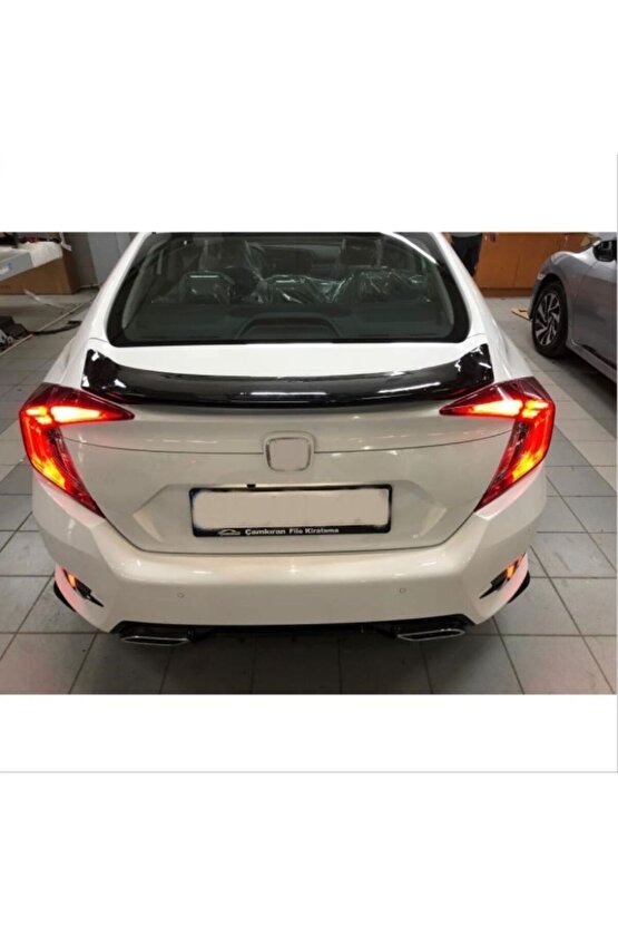 Honda Civic Fc5 Uyumlu Arka Spoiler Oval Boyasız 2016