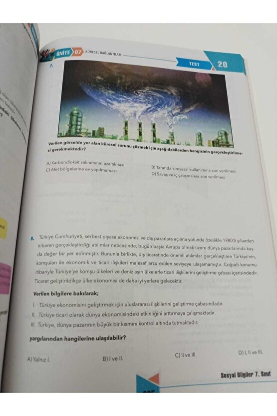 7. Sınıf Tüm Dersler Beceri Temelli Yeni Nesil Soru Bankası