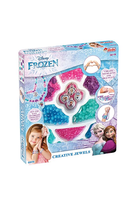 Frozen Takı Seti Tekli Kutu - Takı Setleri - Kolye Seti - Bilezik Seti - Boncuk Seti - Bilye Seti