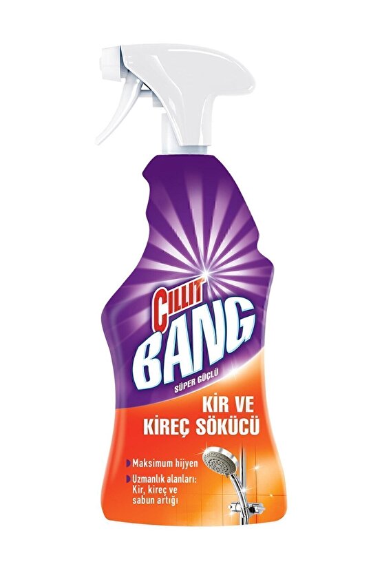 Banyo Temizleyici Kir, Kireç Ve Derz Arası Temizleyici Sprey 750 ml