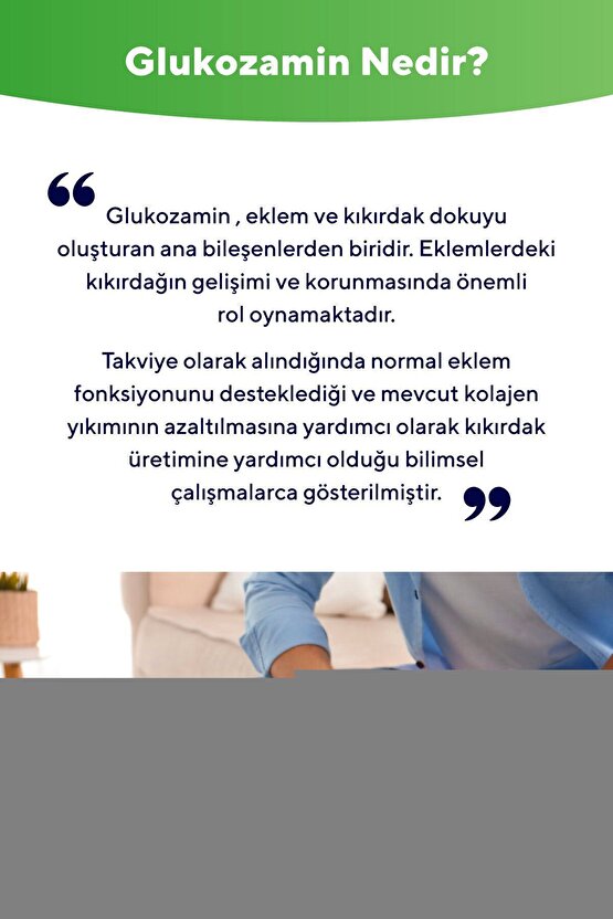 S1 Glukozamin™, Bitkisel Glukozamin ve Akgünlük Ekstresi Sıvı Takviye Edici Gıda 50 Gün Vegan 500ml