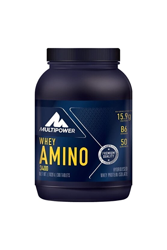 Whey Amino Asit 3400 300 Tablet 50 Servis Amino Asit