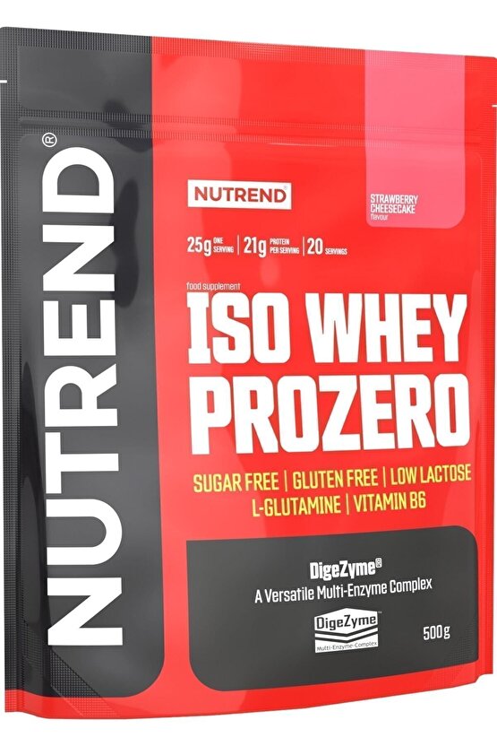 Iso Whey Pro Zero 500 Gr Strawberry - Cheesecake Aroma