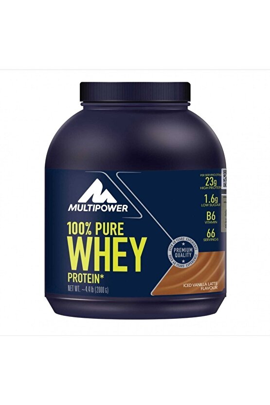 Pure Whey Protein Iced Vanilla Latte 2000 gr Protein Tozu