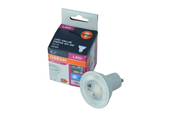 Osram 4.5W 350 Lümen 4000K Günışığı Gu10 Duylu Buzlu Cam Led Lamba