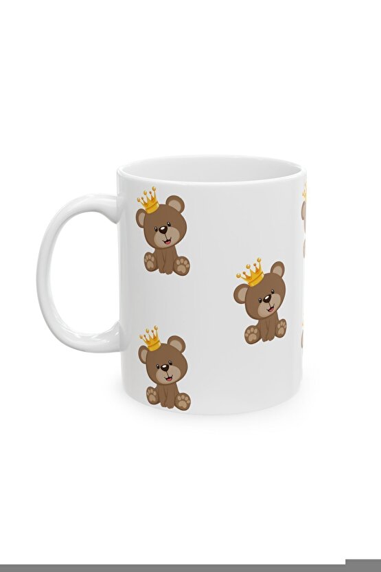 Ayıcık Teddy Bear Baskılı Kupa Bardak Seramik Kahve Mug