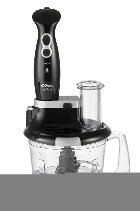 Ar1004 Soprano Max Multi Siyah 1000 W Blender Seti