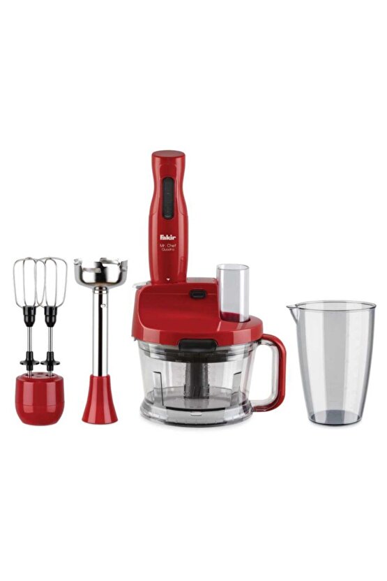 Mr.Chef Quadro Kırmızı 1000 W Blender Seti