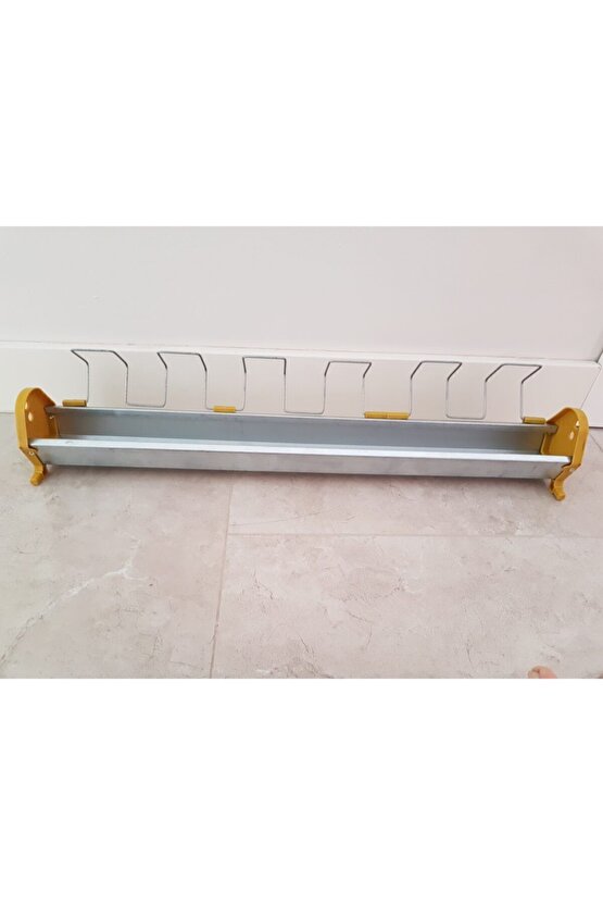 75 Cm Güvercin Civciv Metal Galvaniz Yemlik