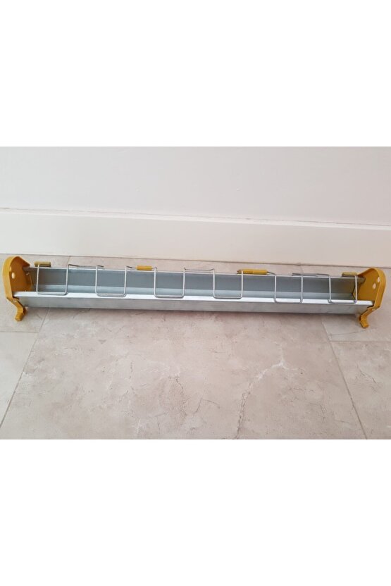 75 Cm Güvercin Civciv Metal Galvaniz Yemlik