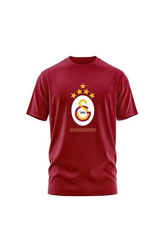 Lisanslı 5 Yıldız Geliyor  Çocuk T-shirt Aslan Ahşap Kutulu