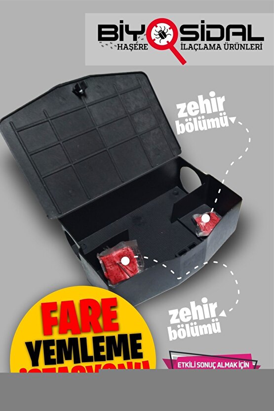 Fare Yemleme Istasyonu 10 Adet (YEMSİZDİR)