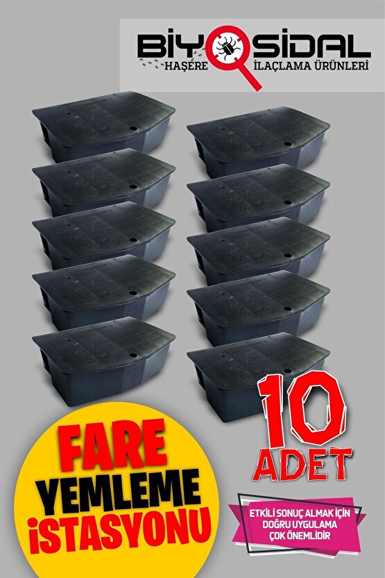 Fare Yemleme Istasyonu 10 Adet (YEMSİZDİR)