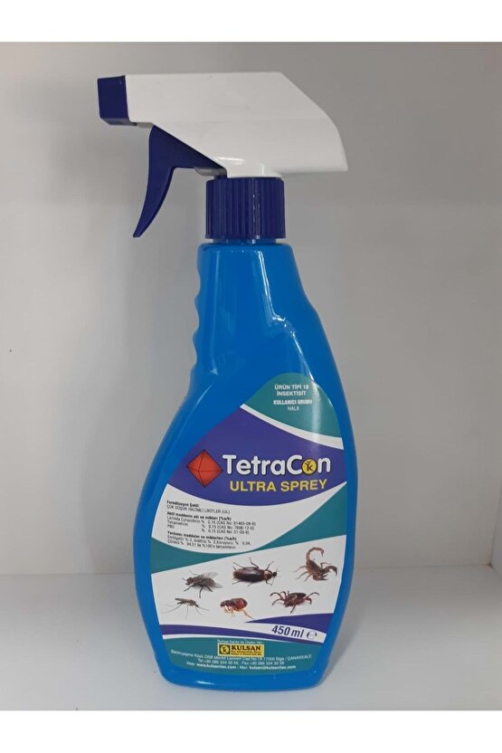 Tetracon Kullanıma Hazır Haşere Öldürücü Sprey | 450 ml