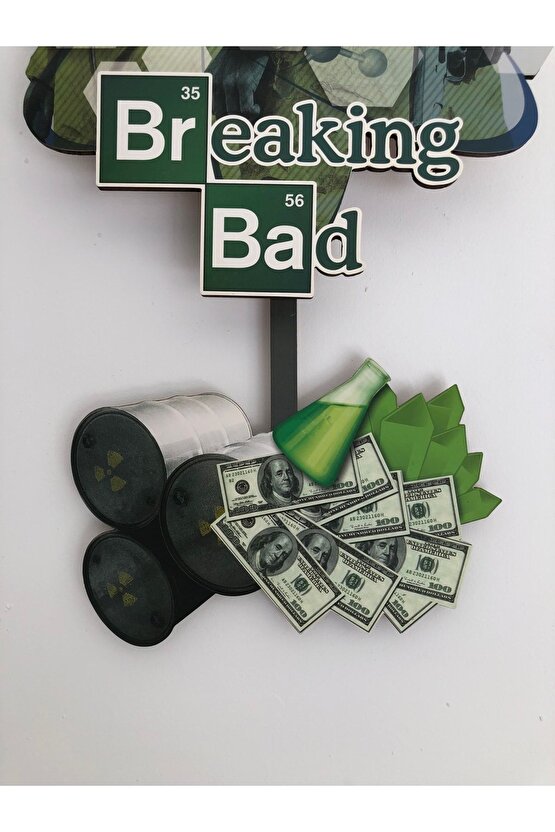 Breaking Bad Dekoratif Sallanır Sarkaçlı Duvar Saati