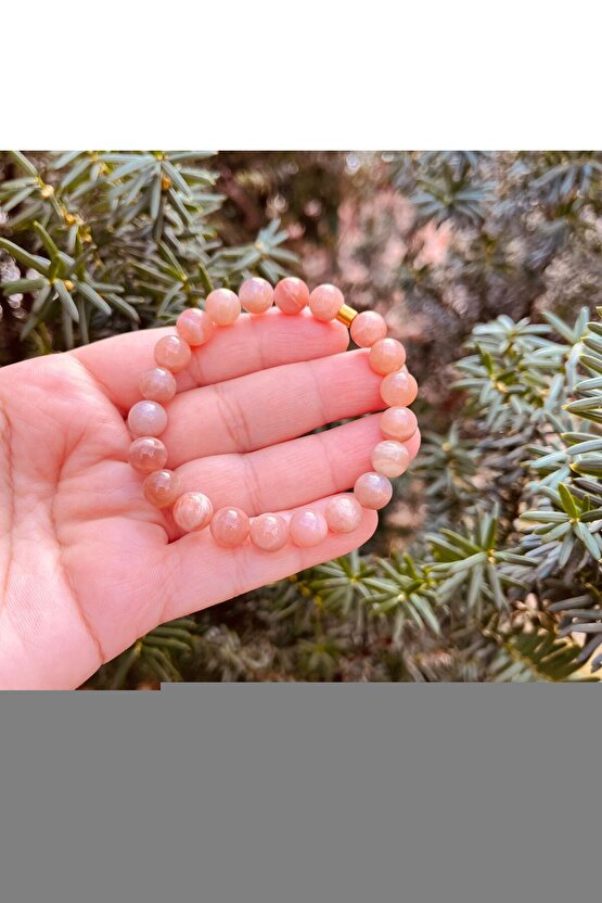 Güneş Taşı Doğal Taş Bileklik 8 MM