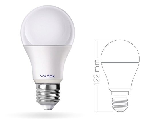 Voltek VLB01565 15 Watt LED Ampul 6500K Beyaz Işık