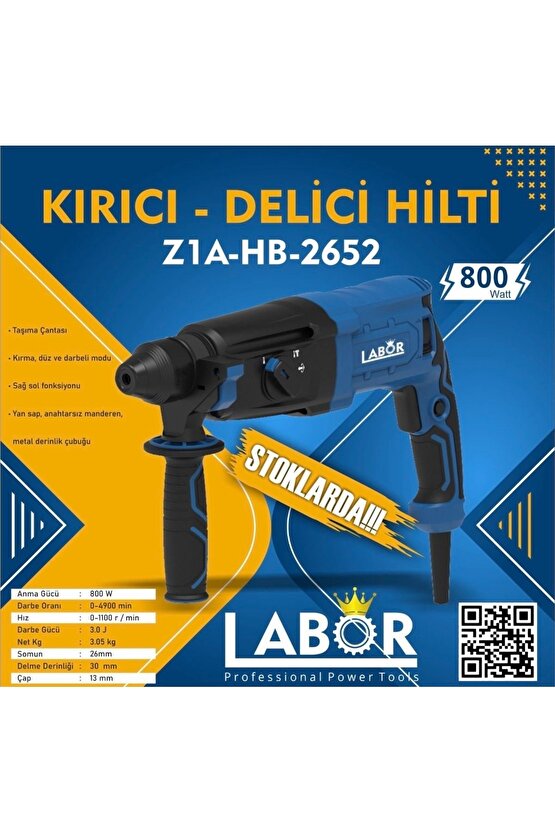 Kırıcı - Delici Hilti 800w