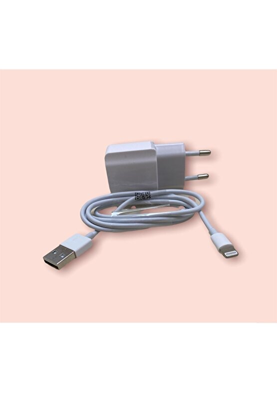 Iphone Uyumlu Şarj Aleti Kablosu Lightning Usb Kablosu Başlık Adaptör